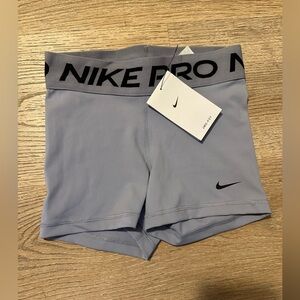 Nike Pro Light Gray Training Shorts